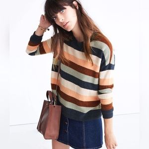 Madewell Pullover Sweater in Elmwood Stripe